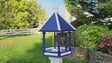 Large Bird Feeder - Poly Lumber - Amish Handmade - Weather Resistant - Premium Feeding Tube- Easy Mounting - Bird Feeders for The Outdoors