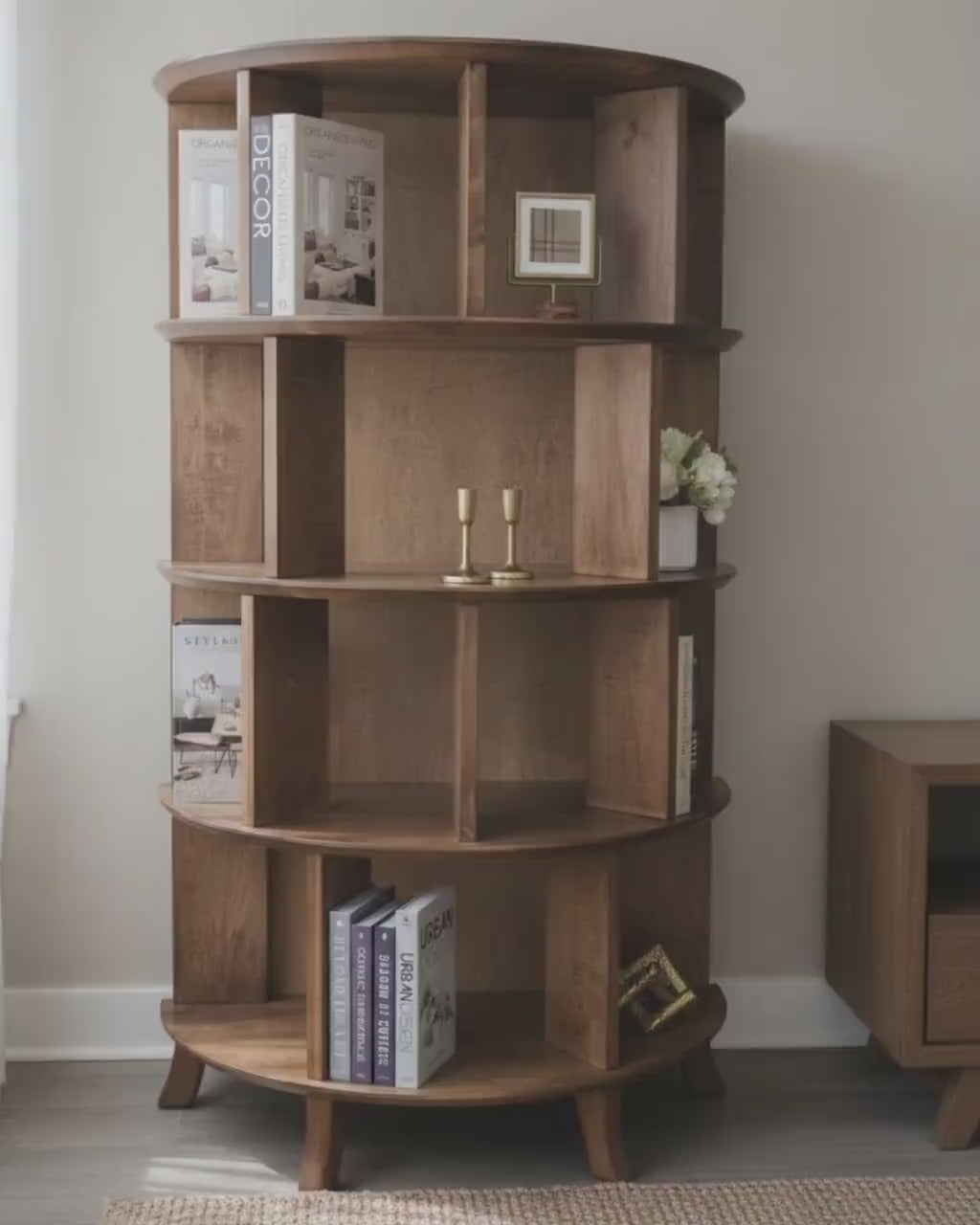 Bookcase - Amish Handmade Bookshelf - Farmhouse - Organizer - Books - Wooden - Rustic - Case Goods - Home - Multipurpose Cabinet - Shelves