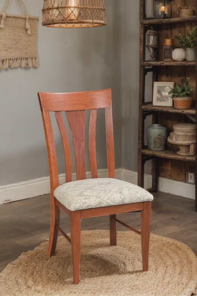 Dining Chair Set Amish Handmade Furniture Farmhouse Furniture Rustic Chair Vintage Cushions Upholstered Backrest Chair For Living Room