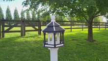 <video controls muted>Load and play video in Gallery viewer, Poly Gazebo Bird Feeder Multi Colors 6 Sided Amish Handmade, Made in USA </video>