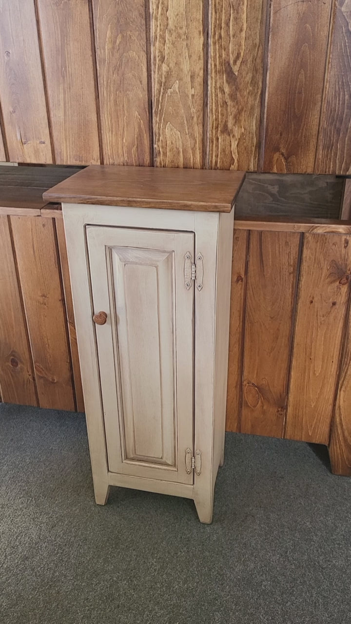 Pantry Cabinet - Amish Furniture - Farmhouse Jelly Cabinet - Kitchen - Rustic Chimney Cabinet - Home Décor- Amish Handmade - Rustic Cupboard