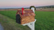 Amish Mailbox - Handmade - Log Cabin Style - Wooden - With Cedar Shake Roof and Metal Box Insert