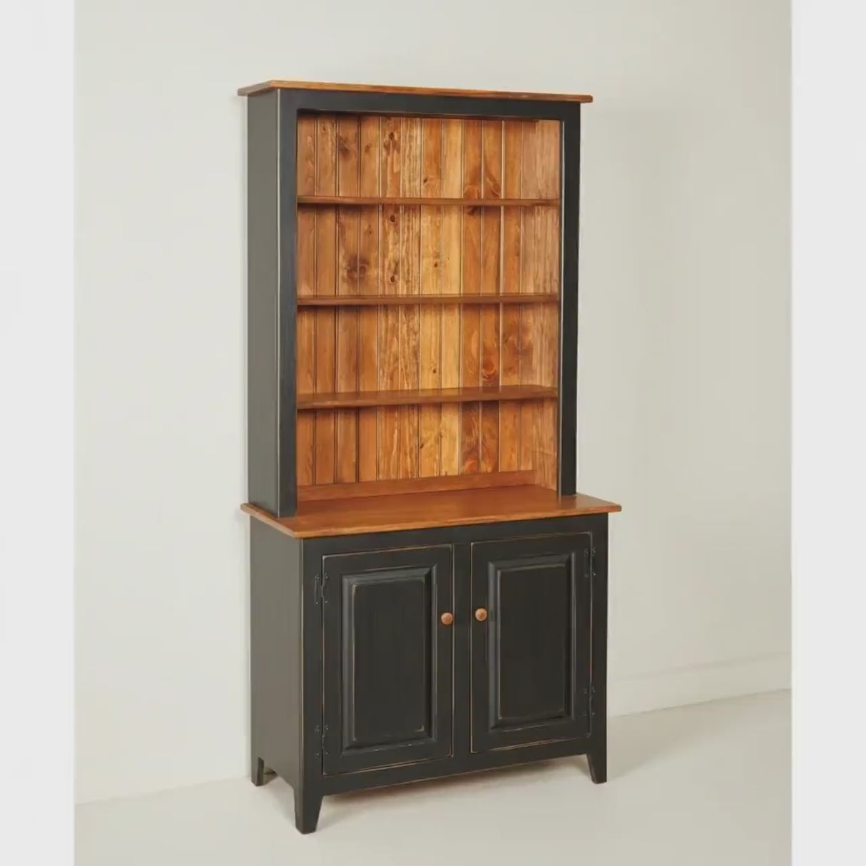 Amish Handmade Bookcase Cabinet - Large Cabinet - Multipurpose Cabinet - Farmhouse -Organizer - Storage - Rustic - Case Goods - Home Decor