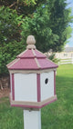 Gazebo Poly Birdhouse Amish Handmade 3 Nesting Compartments Weather Resistant