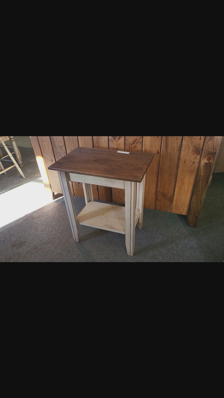 End table - Amish Furniture - Home - Nightstand - Furniture - Amish Handmade- Nightstand - Fireplace - Bathroom Cabinet - Country Decor