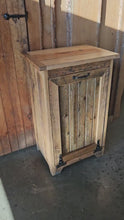 <video controls muted>Load and play video in Gallery viewer, Wood Trash Bin, Tiltout Trash Can Cabinet Amish Handmade, Wood Storage Recycling Bin </video>