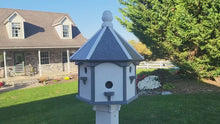 <video controls muted>Load and play video in Gallery viewer, Bird House Gazebo Poly Amish Made With 6 Nesting Compartments X-Large Weather Resistant </video>