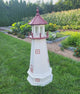 Marblehead Lighthouse - Solar - Amish Made - Landmark Replica - Backyard Decor