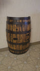 Half Whiskey Barrel Cabinet - Amish Handmade - Bourbon - Liquor Cabinet - Glass Holder - Wine Storage - Display - Whiskey Odor - Vintage