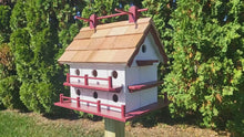 <video controls muted>Load and play video in Gallery viewer, Purple Martin Bird House - Amish Handmade - 14 Nesting Compartments - Weather Resistant </video>