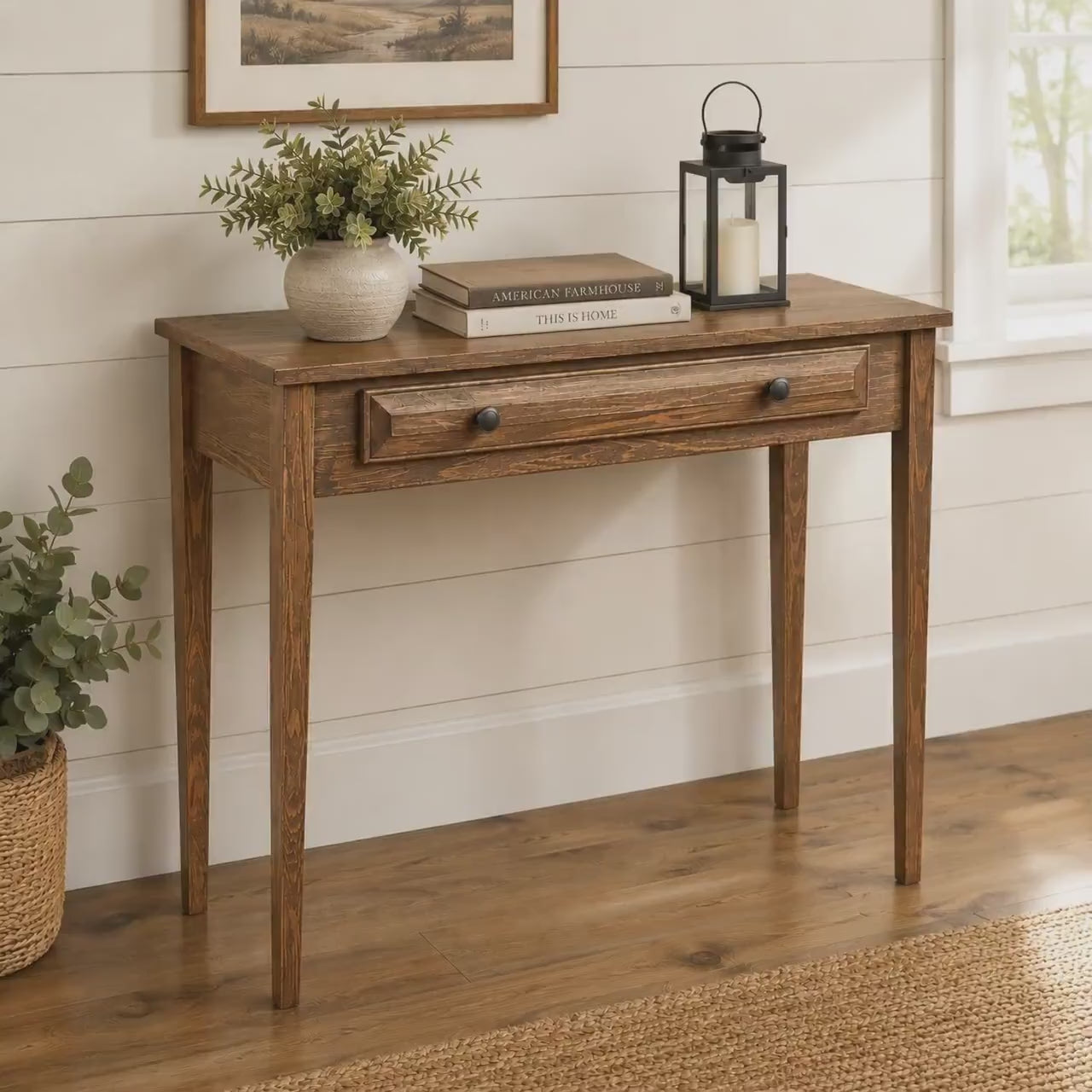Amish Handmade Table with Drawer - Furniture - Living Room Table - Home Décor - Farmhouse - Country Decor - Primitive - Rustic Table - Home