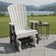 Amish Handmade Patio Glider Chairs - Adirondack - Durable Chair Set - Weather-Resistant - Outdoor Furniture Set - Foldable - Rockers - Yard