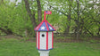 Amish Handmade Birdhouse Independence Day Special! 250th Anniversary, Weather-Resistant Gifts Bird Lovers Bird Houses Bird Feeder Holiday