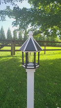 <video controls muted>Load and play video in Gallery viewer, Bird Feeder Gazebo in Multi Colors Poly 6 Sided Amish Handmade Medium Size, Made in USA. </video>