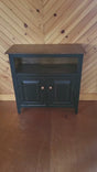 2 Door Cabinet - Amish Furniture - TV Stand - Primitive - Storage - TV Cabinet - Amish Handmade - Multipurpose Cabinet - Rustic - Case Goods