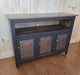 TV Stand - 3 Door Cabinet - Primitive - Storage - TV Cabinet - Amish Handmade - Multipurpose Cabinet - Rustic - Case Goods - Fully Assembled