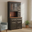 Amish Handmade Multipurpose Cabinet - China Cabinet - Glass Cabinet - Farmhouse - Organizer - Storage - Rustic - Case Goods - Home Decor