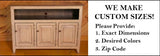 TV Stand - 3 Door Cabinet - Primitive - Storage - TV Cabinet - Amish Handmade - Multipurpose Cabinet - Rustic - Case Goods - Fully Assembled
