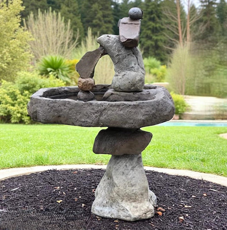 Birdbath - Watering Dish - Garden Décor - Handmade - Patio - Gift - Garden Accent - Natural - Bird Lovers - Outdoors - Birdwatch - Bird Baths