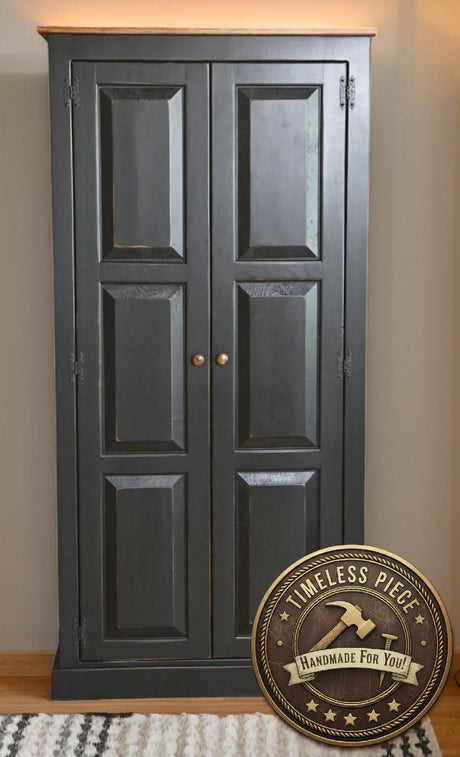 Farmhouse Furniture Kitchen Cabinet Wooden Hall Cabinet 2 Door Cabinet Custom Adjustable Shelf Cabinet Furniture Vintage Cabinet Antique