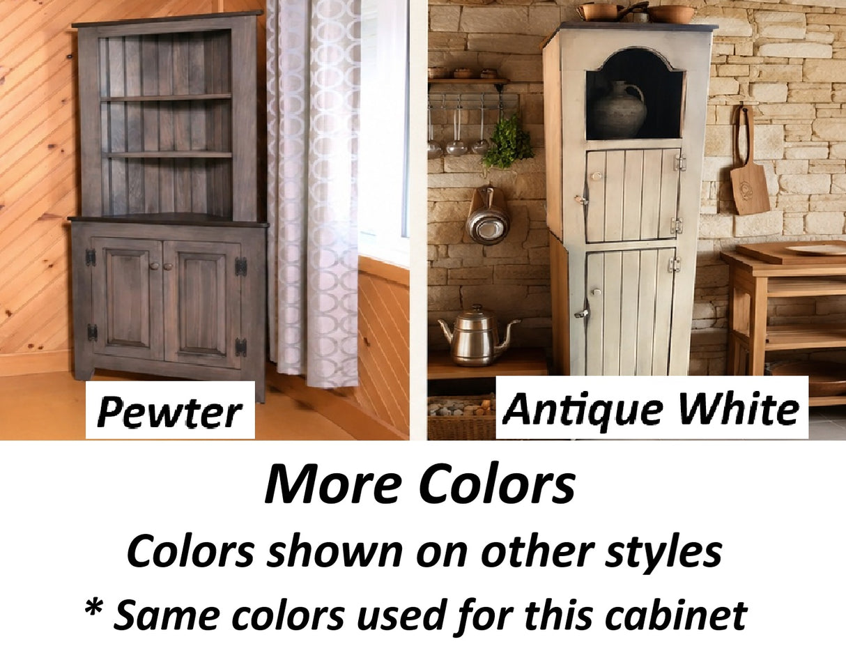 2 Door Cabinet - Amish Furniture - TV Stand - Primitive - Storage -  TV Cabinet - Amish Handmade - Multipurpose Cabinet - Rustic- Case Goods - Cabinets, Dresser, Table