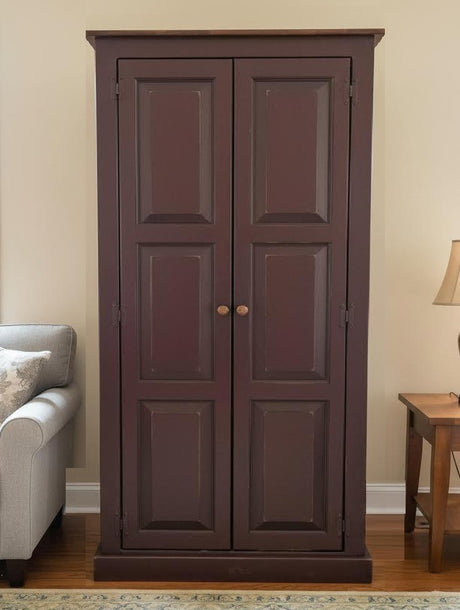 Amish Handmade Pantry Cabinet - Large Jelly Cabinet - Multipurpose Cabinet - Farmhouse - Cupboard- Amish Furniture- Rustic- Case Goods- Home