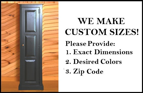 Amish Handmade Pantry Cabinet - Large Jelly Cabinet - Multipurpose Cabinet - Farmhouse - Cupboard- Amish Furniture- Rustic- Case Goods- Home