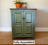 2 door cabinet, kitchen cabinet , bookshelf , storage, Amish handmade, shelves, tv stand, tv cabinet