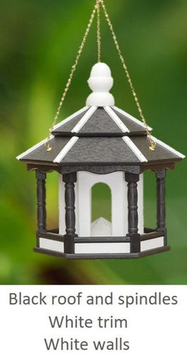 Bird Feeder - Hanging - Poly Lumber - Amish Handmade - Weather Resistant - Large Feeding Opening - Bird feeders for the outdoor - Home & Living:Outdoor & Gardening:Feeders & Birdhouses:Bird Feeders