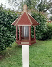 Load image into Gallery viewer, Bird Feeder - Poly Lumber - Amish Handmade - Weather Resistant - Premium Feeding Tube - Easy Mounting on 4&quot;x4&quot; Post - Home &amp; Living:Outdoor &amp; Gardening:Feeders &amp; Birdhouses:Bird Feeders
