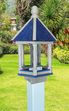 Load image into Gallery viewer, Poly Gazebo Bird Feeder Multi Colors 6 Sided Amish Handmade Medium Size, Made in USA.
