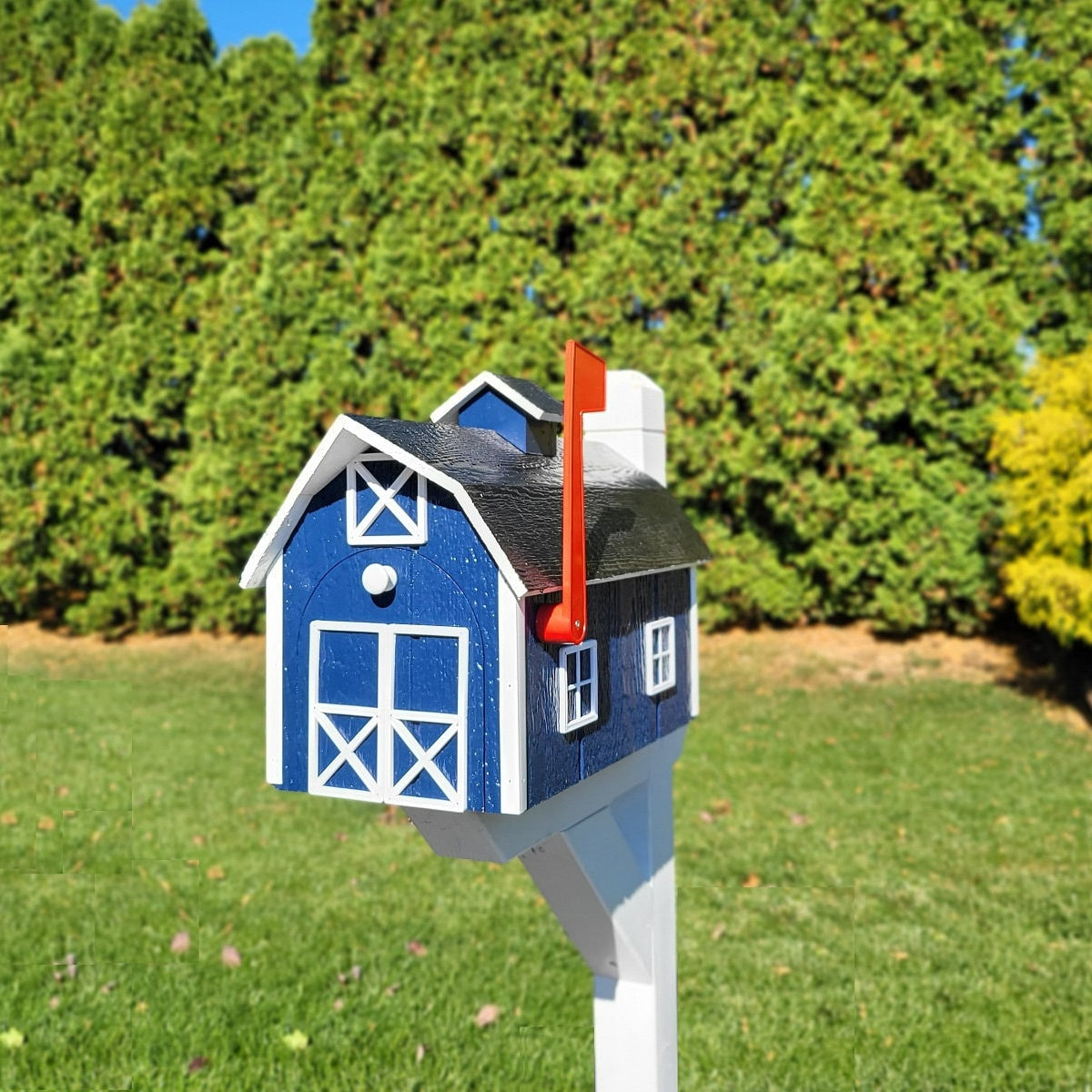 Dutch Barn Large Mailbox Amish Handmade, Choose Your Color, Amish Mail ...
