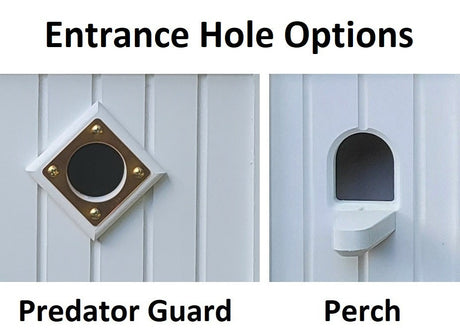 Bird House With Bell Copper Roof Handmade, Octagon Shape, Extra Large With 8 Nesting Compartments, Weather Resistant Birdhouses - Copper Roof