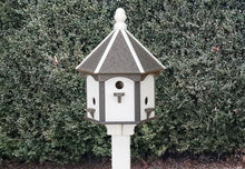 Load image into Gallery viewer, Bird House Gazebo Poly Amish Made With 6 Nesting Compartments X-Large Weather Resistant - Home &amp; Living:Outdoor &amp; Gardening:Feeders &amp; Birdhouses:Birdhouses
