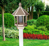 Bird Feeder - Poly Lumber - Amish Handmade - Weather Resistant - Premium Feeding Tube - Easy Mounting on 4&quot;x4&quot; Post - Home & Living:Outdoor & Gardening:Feeders & Birdhouses:Bird Feeders