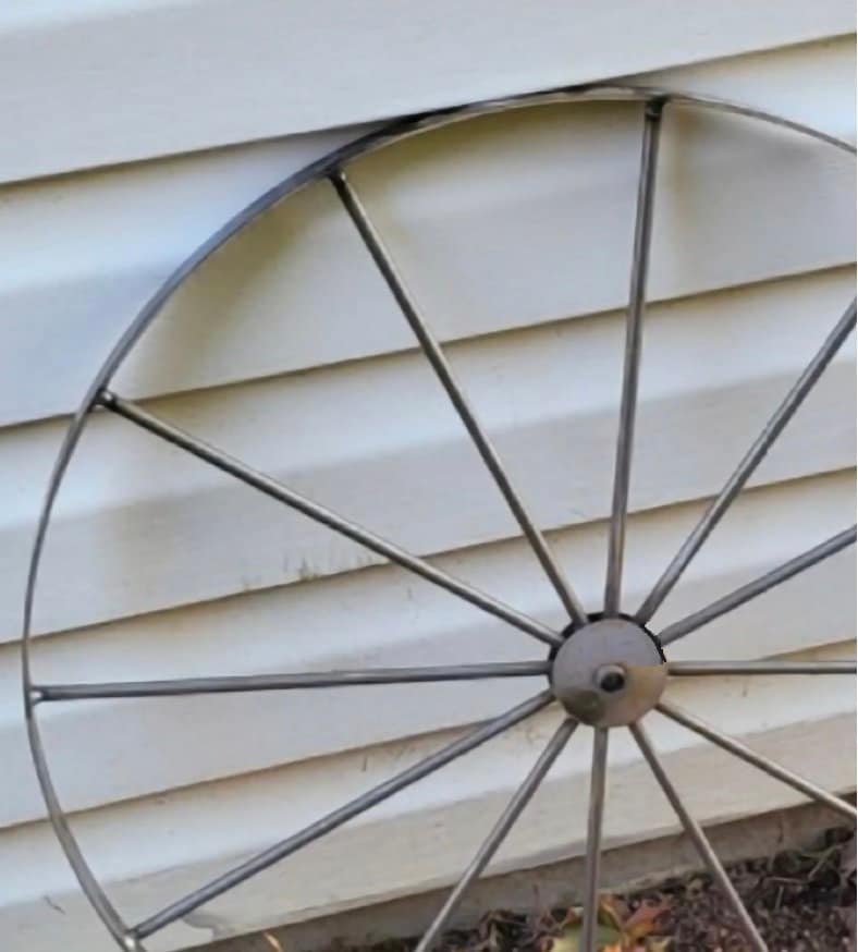Metal Wheels  - Wagon Wheels - Buggy Wheels- Carriage Wheels - Amish Handmade - Country Decor- Primitive - Crafts