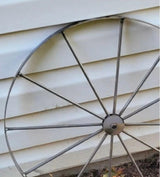 Metal Wheels  - Wagon Wheels - Buggy Wheels- Carriage Wheels - Amish Handmade - Country Decor- Primitive - Crafts