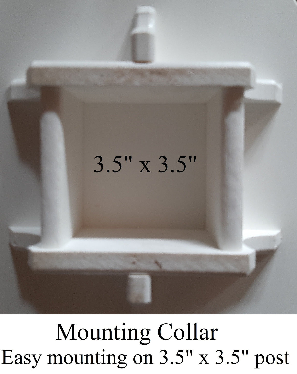 Birdhouse - 3 Nesting Compartments - Amish Handmade - All White - Weather Resistant - Made of Poly Lumber - Birdhouse Outdoor - Home & Living:Outdoor & Gardening:Feeders & Birdhouses:Birdhouses