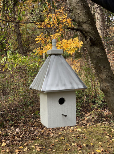 Bird House - Hanging - 1 Nesting Compartment - Handmade - Weather Resistant Birdhouse Outdoor - Bird Houses Lightweight