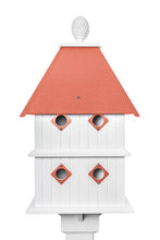 Load image into Gallery viewer, Bird House - X-Large 8 Nesting Compartments - Handmade - Metal Predator Guards - Weather Resistant - Pole Not Included - Birdhouse Outdoor
