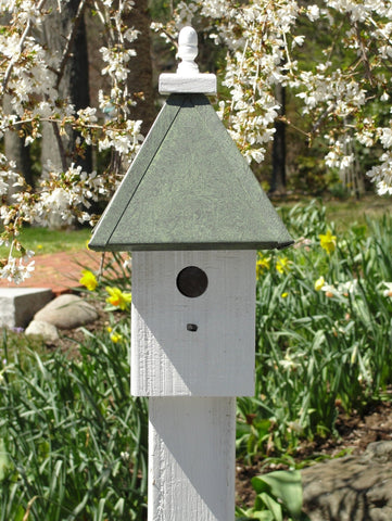 Bird House - 1 Nesting Compartment - Handmade - Weather Resistant - Birdhouse Outdoor