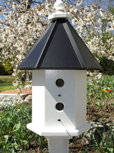 Load image into Gallery viewer, Bird House - 4 Nesting Compartments - Handmade - Weather Resistant
