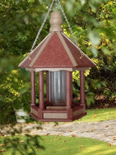 Load image into Gallery viewer, Hanging Poly Gazebo Bird Feeder Multi Colors 6 Sided Amish Handmade, Made in USA
