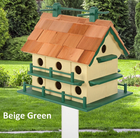 Martin Birdhouse - Amish Handmade - 14 Nesting Compartments - Weather Resistant - Birdhouse outdoor