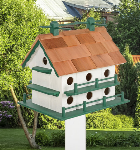 Martin Birdhouse - Amish Handmade - 14 Nesting Compartments - Weather Resistant - Birdhouse outdoor