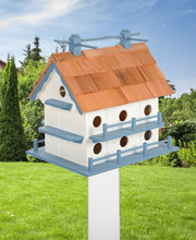 Load image into Gallery viewer, Birdhouse Amish Handmade Purple Martin With 14 Nesting Compartments - Purple Martin
