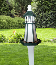 Load image into Gallery viewer, Bird Feeder - Poly Lumber - Amish Handmade -  Feeder Lighthouse Design - Weather Resistant - Easy Mounting - Bird Feeders For The Outdoors
