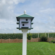 Load image into Gallery viewer, Bird House - Purple Martin - 8 Nesting Compartments - Amish Handmade - Weather Resistant - Made of Poly Lumber Birdhouse Outdoor
