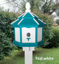 Load image into Gallery viewer, Gazebo Poly Birdhouse Amish Handmade 3 Nesting Compartments Weather Resistant
