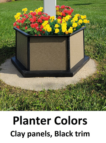 Bird House Planter - Bird Feeder Planter - Choose Planter Colors to Match Your House/Feeder (Not Included)